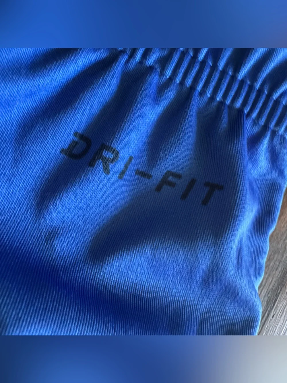 Nike Dri-FIT Men’s Blue Running Training Shorts XL Drawstring 8.5” Inseam